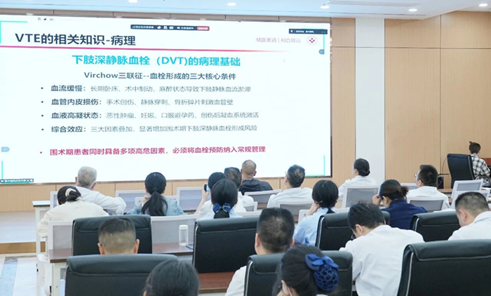大咖赋能血栓防控:我院特邀北京友谊医院、北京朝阳医院、内蒙古医学会麻醉学分会副主委开展VTE防控专题培训(图6) 大咖赋能血栓防控:我院特邀北京友谊医院、北京朝阳医院、内蒙古医学会麻醉学分会副主委开展VTE防控专题培训(图6)